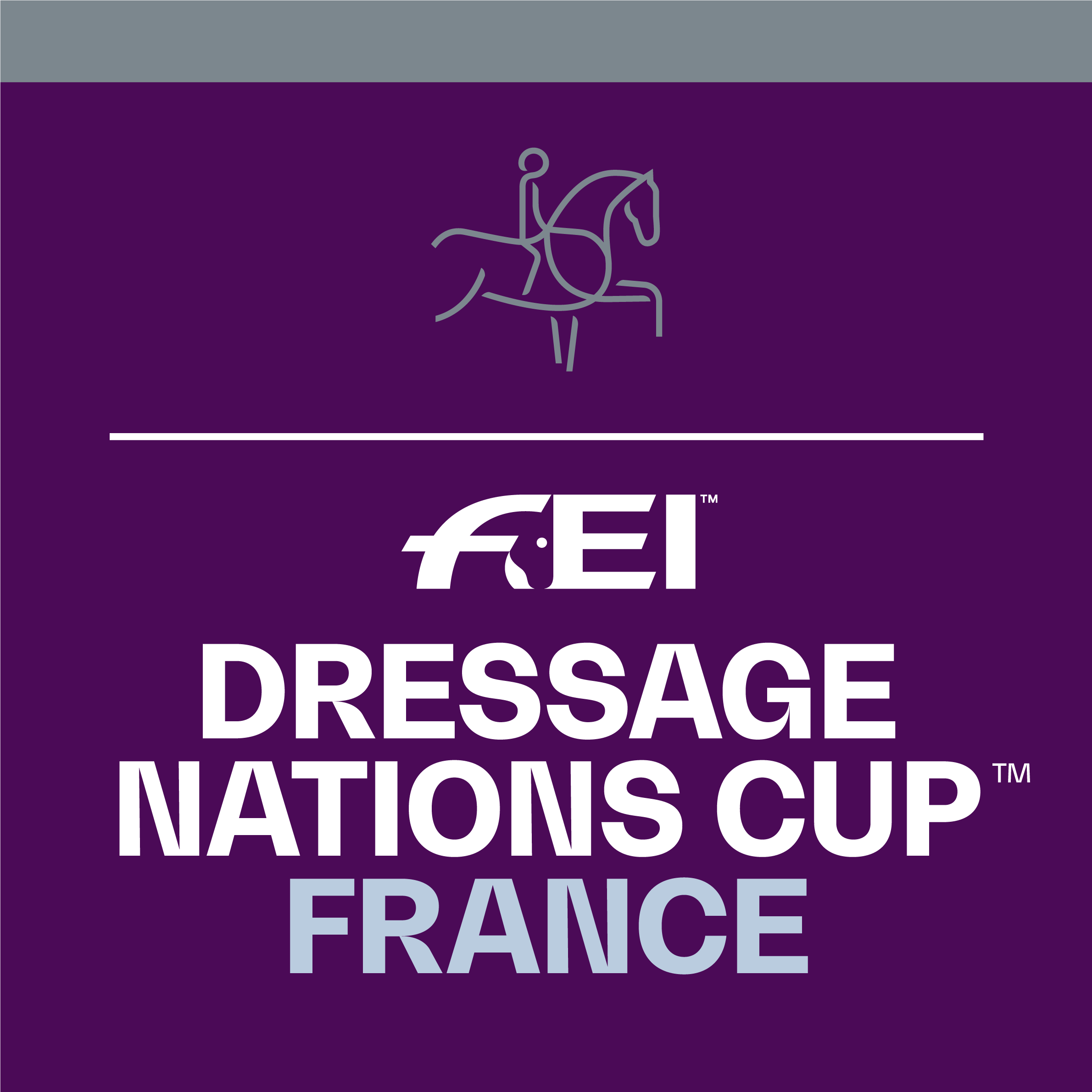 FEI Nations Cup Dressage Logo